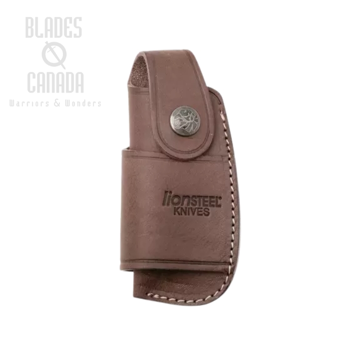 Lion Steel Leather Sheath, Brown Leather, 900FDV4 BR